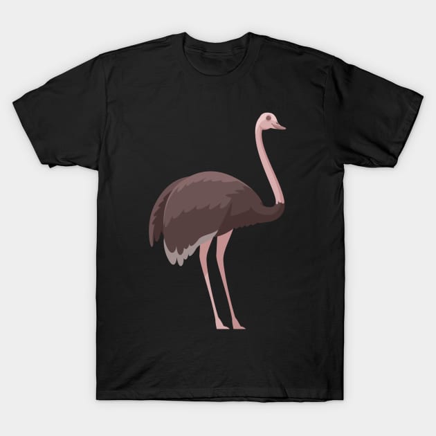 Ostrich - Gift for Ostrich Lover T-Shirt by giftideas
